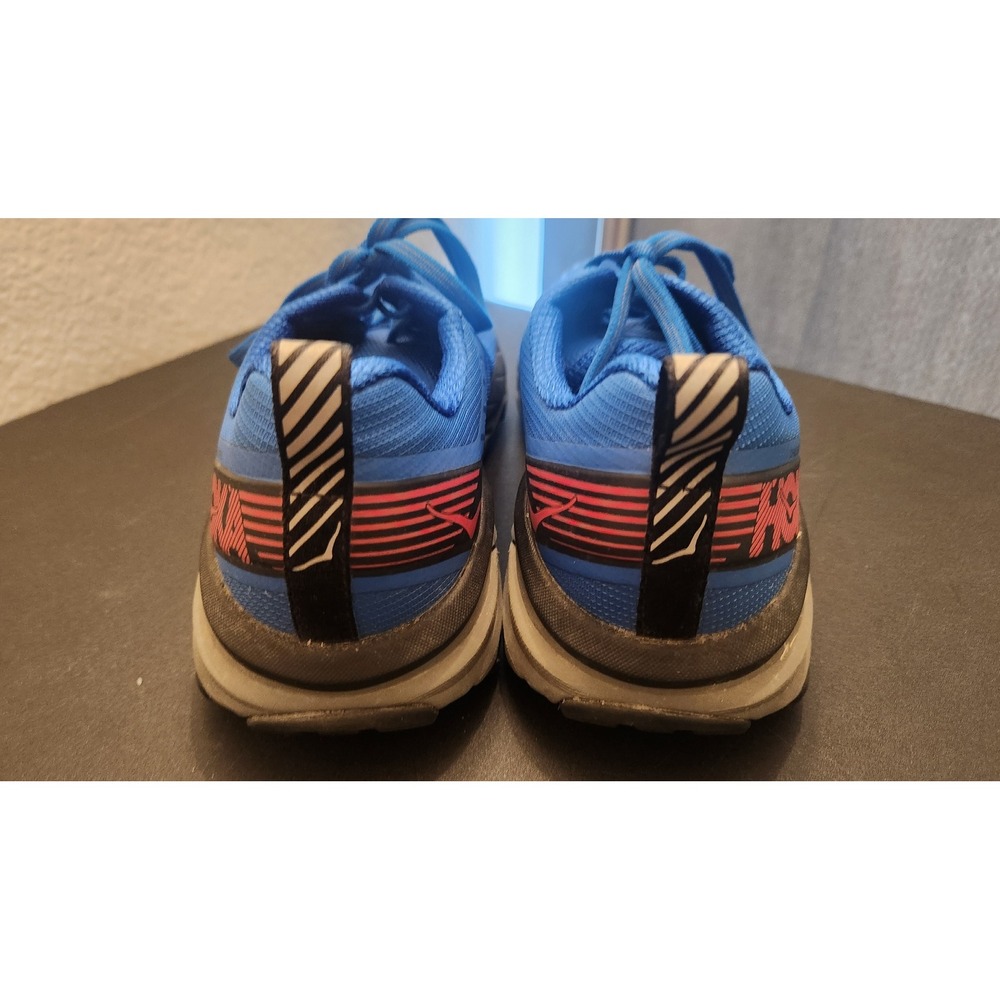Hoka One One Blue Pink Trail Running Shoes Women's Sneaker - Picture 4 of 5